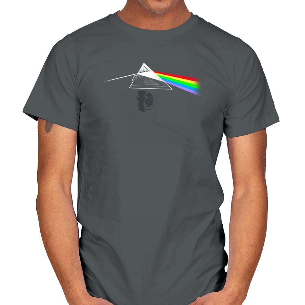 The Dark Side of the Fear Exclusive - Dead Pixels - Mens T-Shirts RIPT Apparel Small / Charcoal