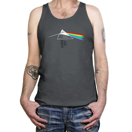 The Dark Side of the Fear Exclusive - Dead Pixels - Tanktop Tanktop RIPT Apparel X-Small / Asphalt