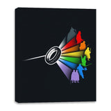 The Dark Side of the Ring - Canvas Wraps Canvas Wraps RIPT Apparel 16x20 / Black