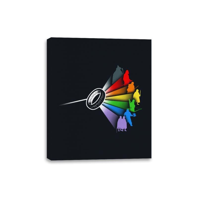 The Dark Side of the Ring - Canvas Wraps Canvas Wraps RIPT Apparel 8x10 / Black