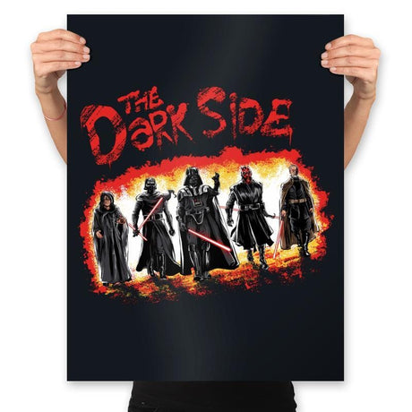 The Dark Side - Prints Posters RIPT Apparel 18x24 / Black
