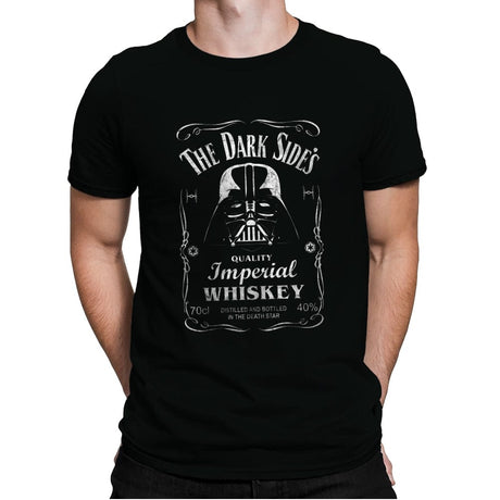 The Dark Side's Whiskey - Mens Premium T-Shirts RIPT Apparel Small / Black