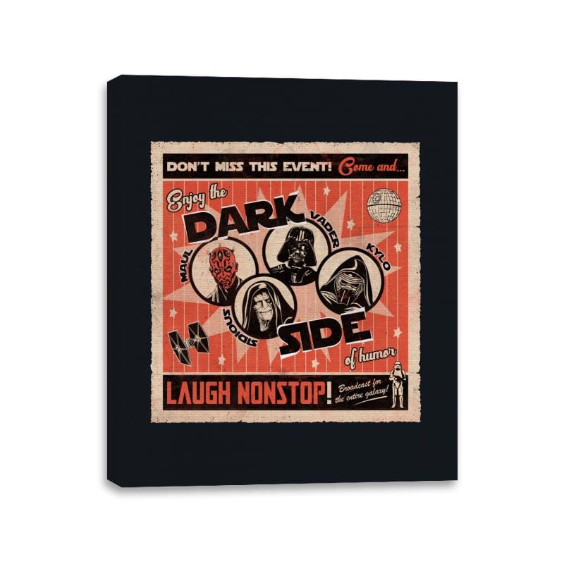 The Dark Side Show - Canvas Wraps Canvas Wraps RIPT Apparel 11x14 / Black