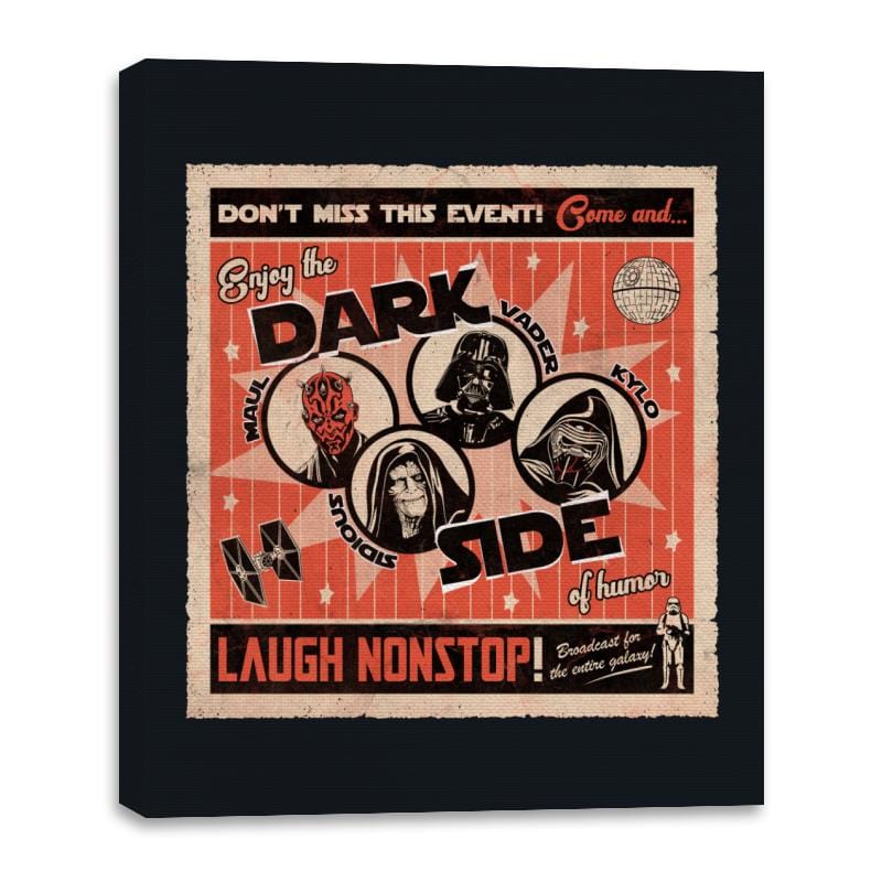 The Dark Side Show - Canvas Wraps Canvas Wraps RIPT Apparel 16x20 / Black