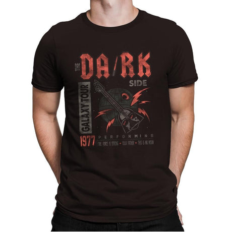 The Dark Tour - Mens Premium T-Shirts RIPT Apparel Small / Dark Chocolate