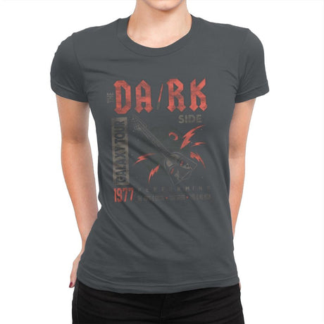 The Dark Tour - Womens Premium T-Shirts RIPT Apparel Small / Heavy Metal