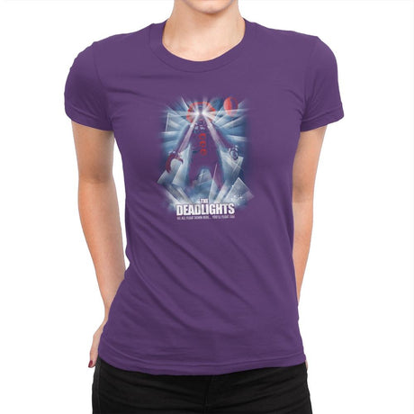 The Deadlights Exclusive - Womens Premium T-Shirts RIPT Apparel Small / Purple Rush