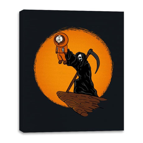 The Death King - Canvas Wraps Canvas Wraps RIPT Apparel 16x20 / Black