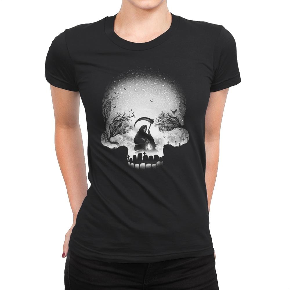 The Death - Womens Premium T-Shirts RIPT Apparel Small / Black