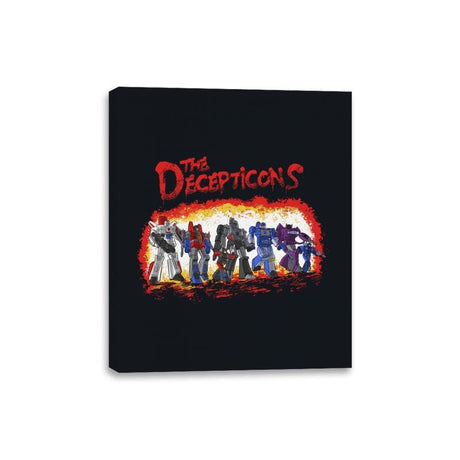The Decepticons - Canvas Wraps Canvas Wraps RIPT Apparel 8x10 / Black
