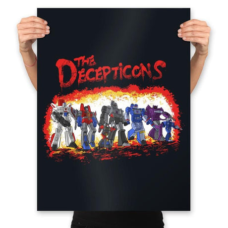 The Decepticons - Prints Posters RIPT Apparel 18x24 / Black