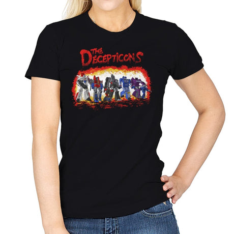 The Decepticons - Womens T-Shirts RIPT Apparel Small / Black