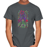 The Demogorgan Tarot Card Exclusive - Mens T-Shirts RIPT Apparel Small / Charcoal