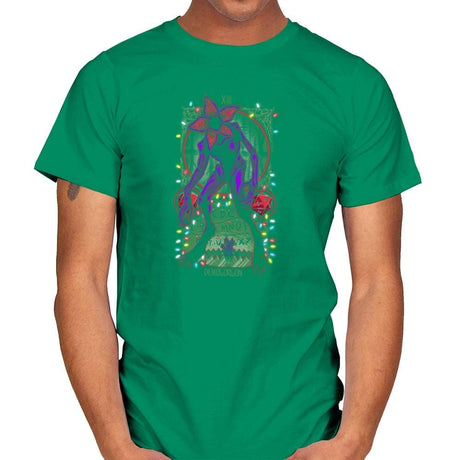 The Demogorgan Tarot Card Exclusive - Mens T-Shirts RIPT Apparel Small / Kelly Green