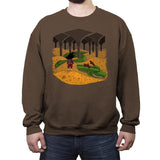 The Desolation of Shenron - Crew Neck Sweatshirt Crew Neck Sweatshirt RIPT Apparel Small / Dark Chocolate