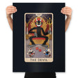 The Devil Cuphead - Prints Posters RIPT Apparel 18x24 / Black