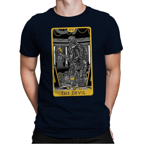 The Devil - Mens Premium T-Shirts RIPT Apparel Small / Midnight Navy