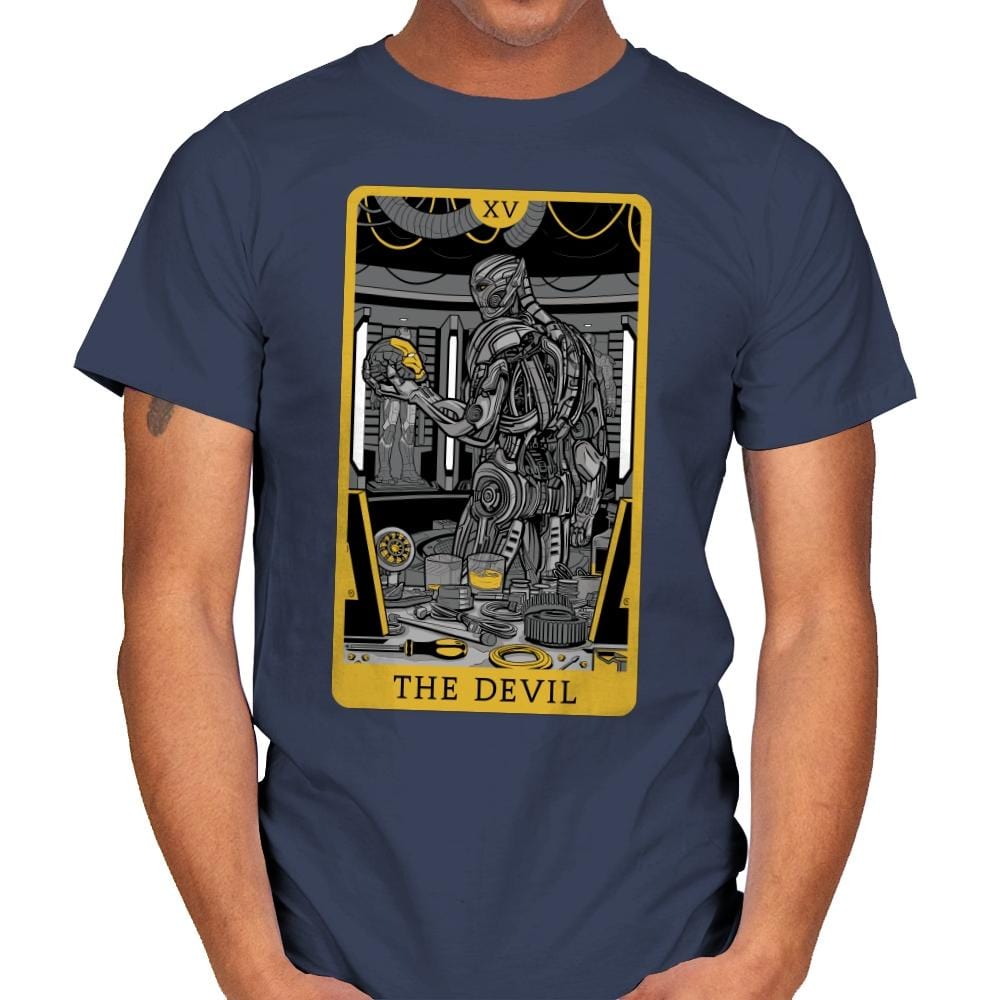 The Devil - Mens T-Shirts RIPT Apparel Small / Navy