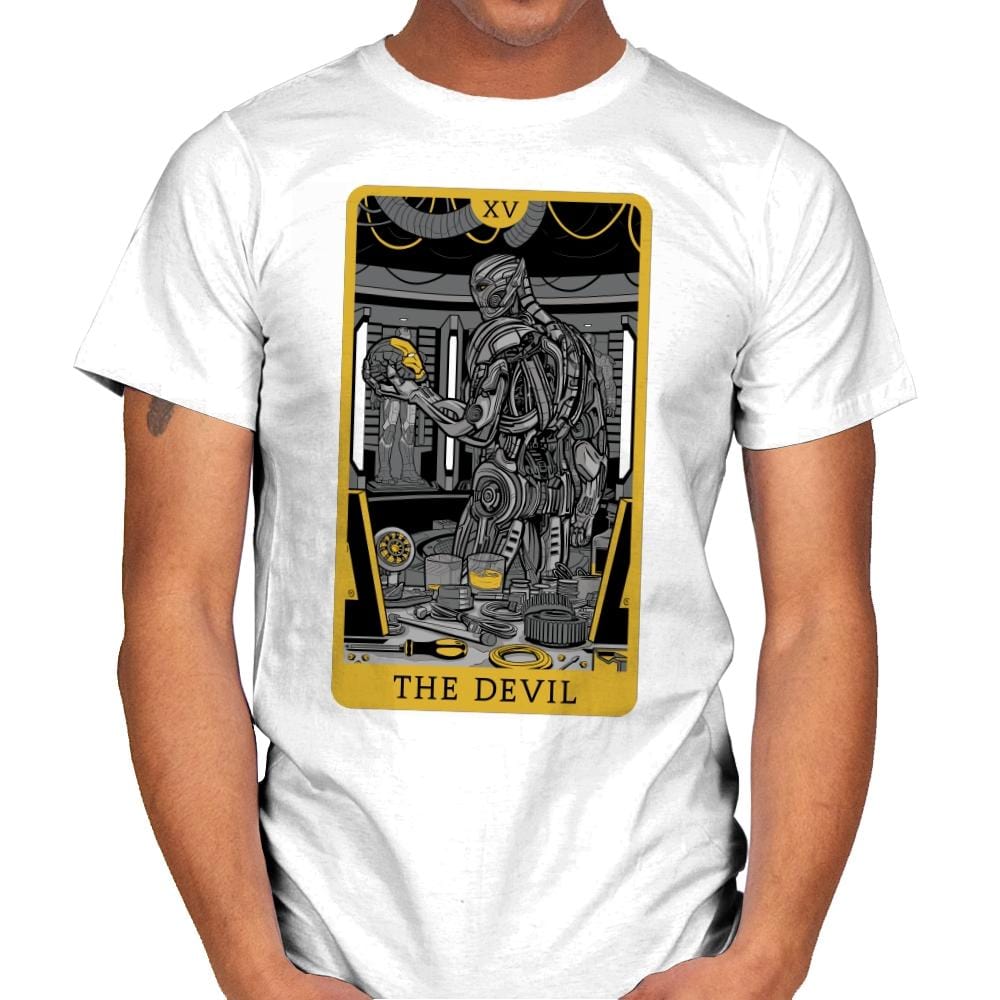 The Devil - Mens T-Shirts RIPT Apparel Small / White