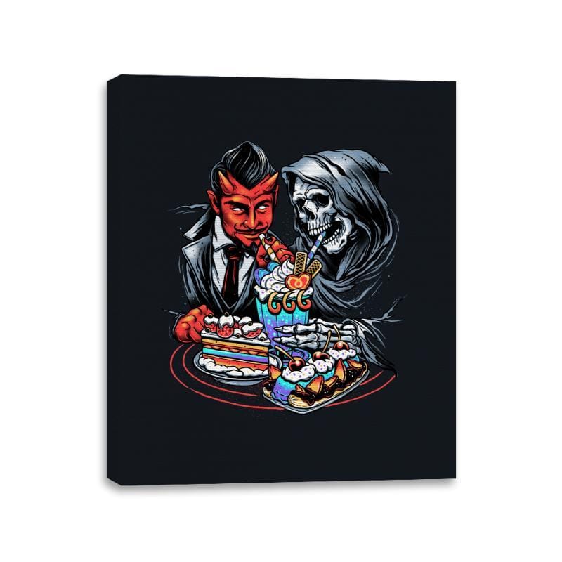 The Devil's Treat - Canvas Wraps Canvas Wraps RIPT Apparel 11x14 / Black