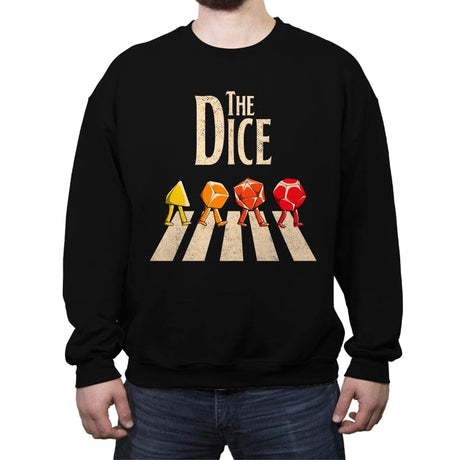 The Dice - Crew Neck Sweatshirt Crew Neck Sweatshirt RIPT Apparel Small / Black