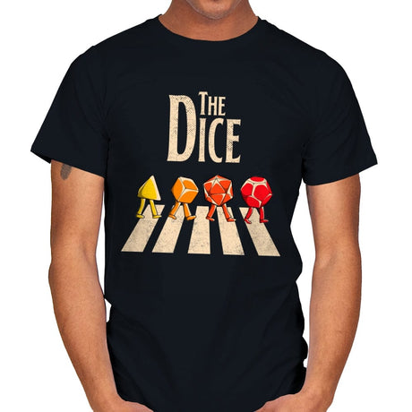 The Dice - Mens T-Shirts RIPT Apparel Small / Black