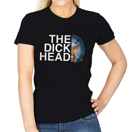 The Dick Head - Womens T-Shirts RIPT Apparel Small / Black