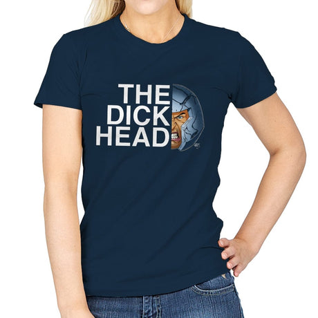 The Dick Head - Womens T-Shirts RIPT Apparel Small / Navy