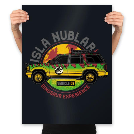 The Dinosaur Experience - Prints Posters RIPT Apparel 18x24 / Black