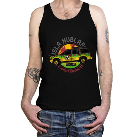 The Dinosaur Experience - Tanktop Tanktop RIPT Apparel X-Small / Black