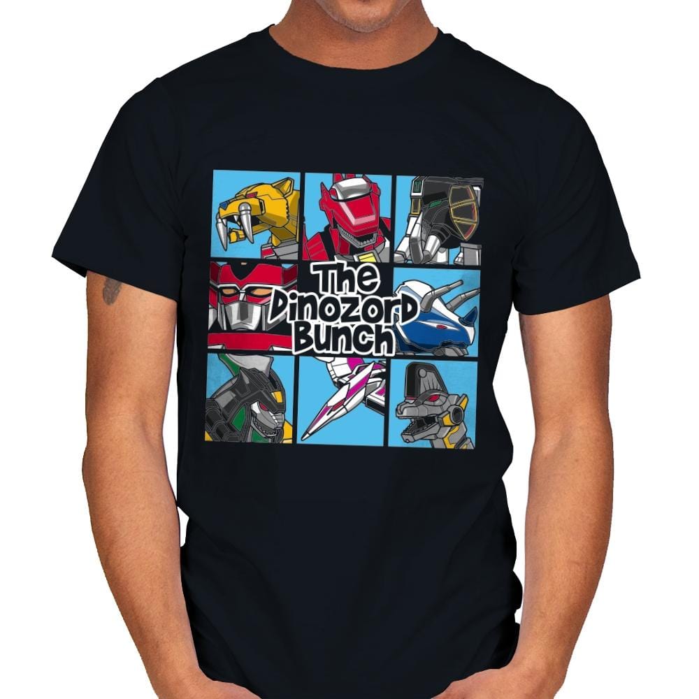 The Dinozord Bunch - Mens T-Shirts RIPT Apparel Small / Black
