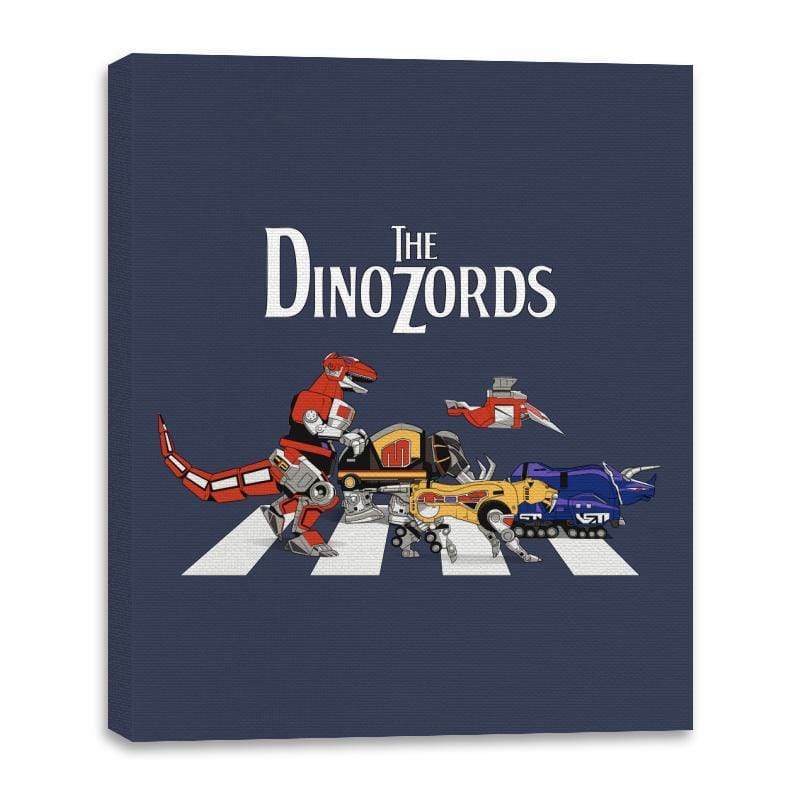 The Dinozords - Canvas Wraps Canvas Wraps RIPT Apparel 16x20 / Navy