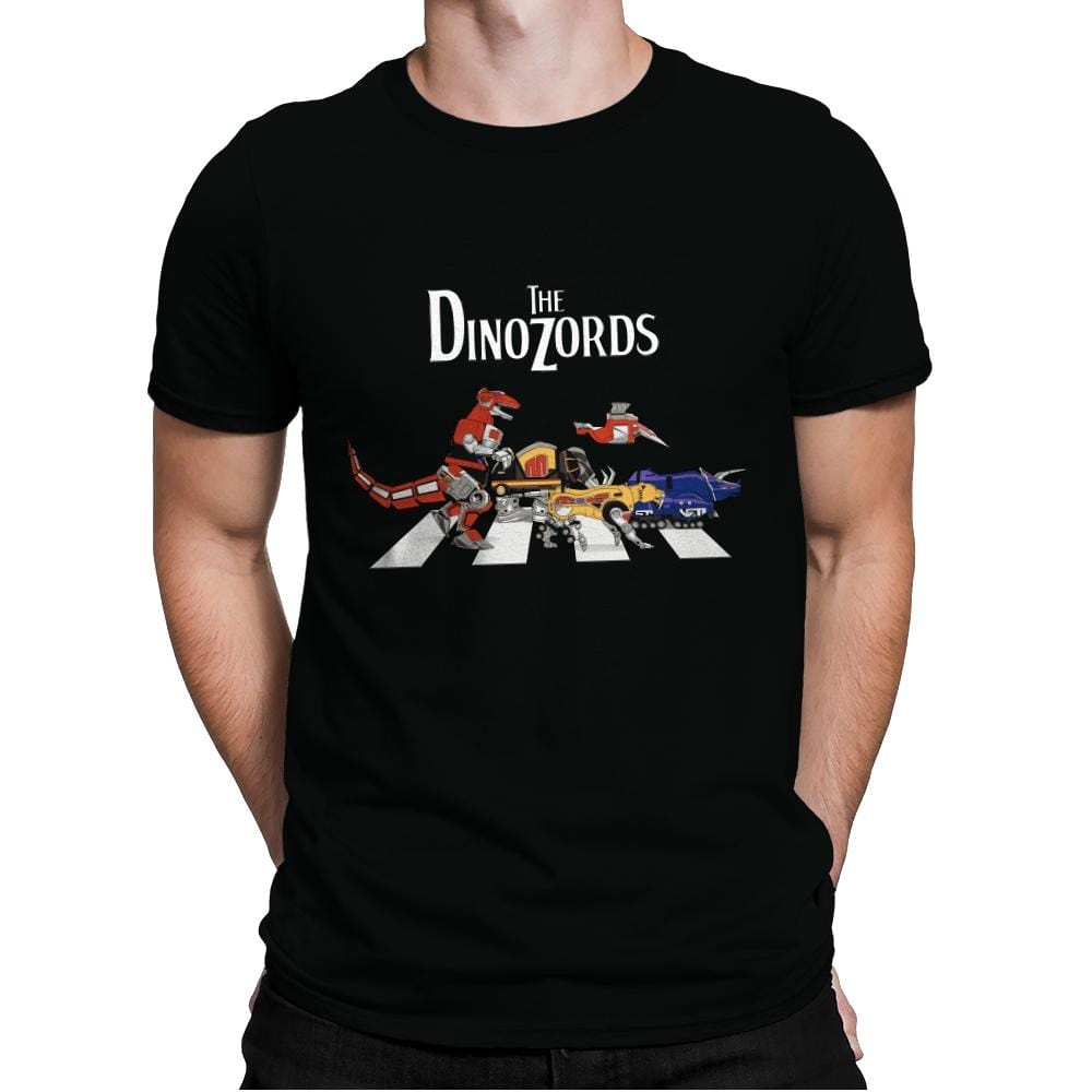 The Dinozords - Mens Premium T-Shirts RIPT Apparel Small / Black