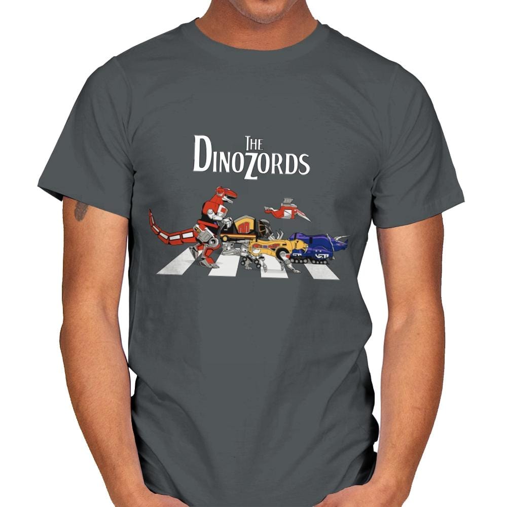 The Dinozords - Mens T-Shirts RIPT Apparel Small / Charcoal