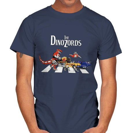 The Dinozords - Mens T-Shirts RIPT Apparel Small / Navy