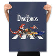 The Dinozords - Prints Posters RIPT Apparel 18x24 / Navy