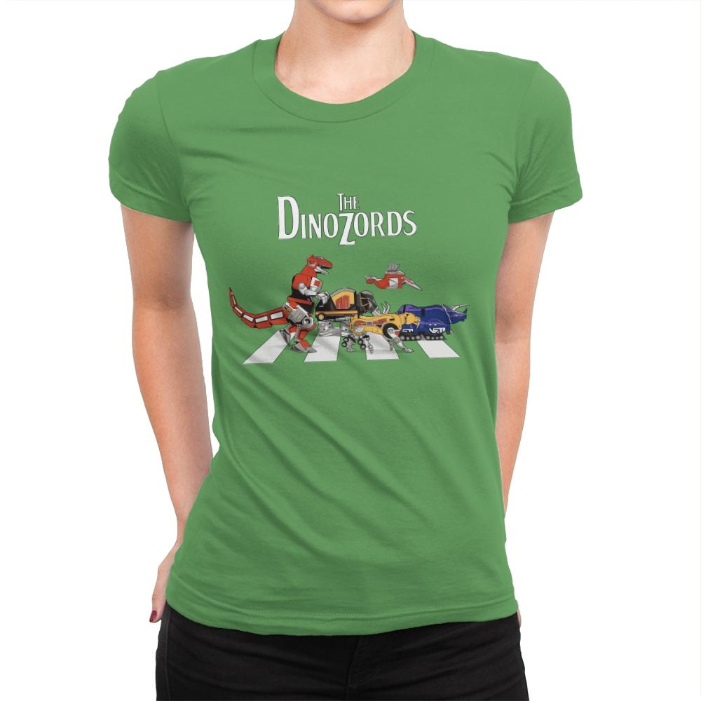 The Dinozords - Womens Premium T-Shirts RIPT Apparel Small / Kelly