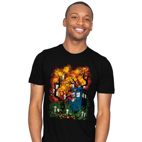 The Doctor in the Forest - Mens T-Shirts RIPT Apparel Small / Black