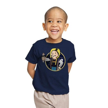 The Doctor Vault - Youth T-Shirts RIPT Apparel X-small / Navy