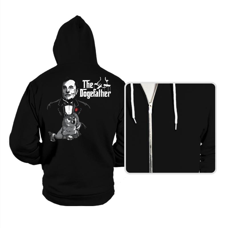 The Dogefather - Hoodies Hoodies RIPT Apparel Small / Black