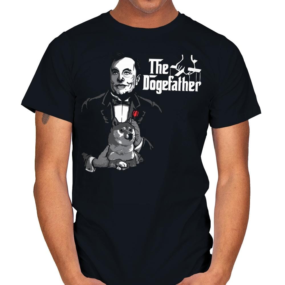 The Dogefather - Mens T-Shirts RIPT Apparel Small / Black