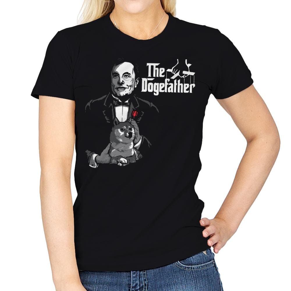 The Dogefather - Womens T-Shirts RIPT Apparel Small / Black