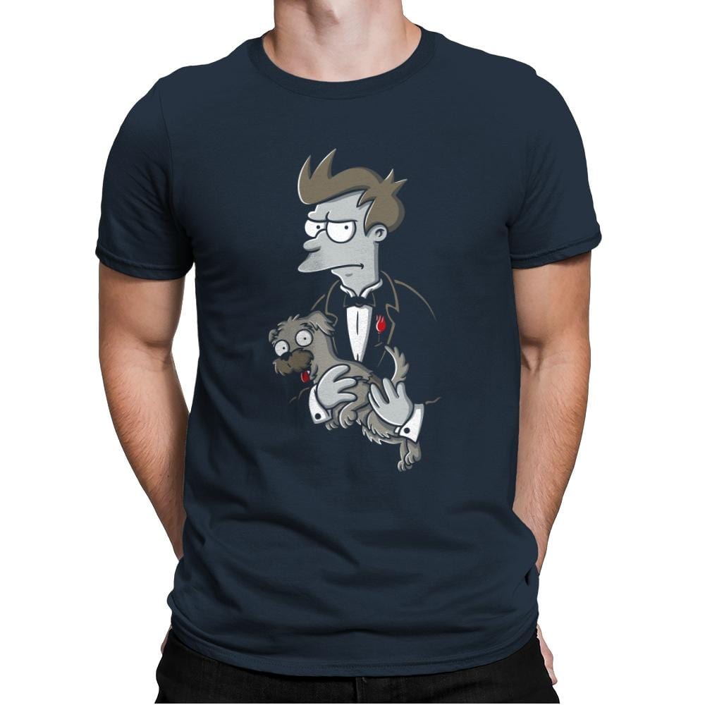 The Dogfather - Mens Premium T-Shirts RIPT Apparel Small / Indigo