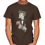 The Dogfather - Mens T-Shirts RIPT Apparel Small / Dark Chocolate