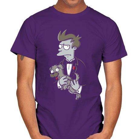 The Dogfather - Mens T-Shirts RIPT Apparel Small / Purple