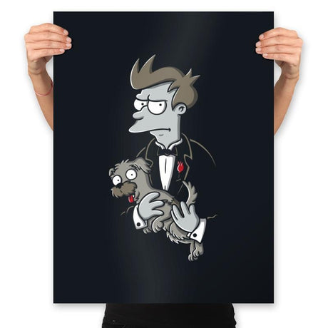 The Dogfather - Prints Posters RIPT Apparel 18x24 / Black