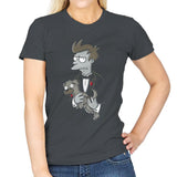 The Dogfather - Womens T-Shirts RIPT Apparel Small / Charcoal