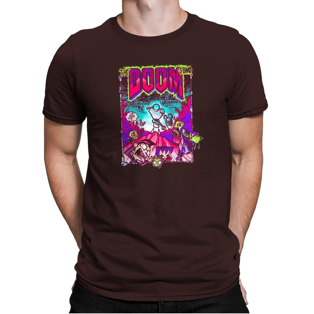 The Doom Song Exclusive - Mens Premium T-Shirts RIPT Apparel Small / Dark Chocolate