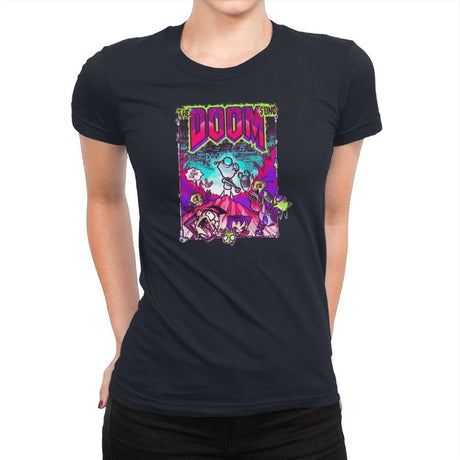 The Doom Song Exclusive - Womens Premium T-Shirts RIPT Apparel Small / Midnight Navy