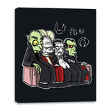 The Draculas - Canvas Wraps Canvas Wraps RIPT Apparel 16x20 / Black